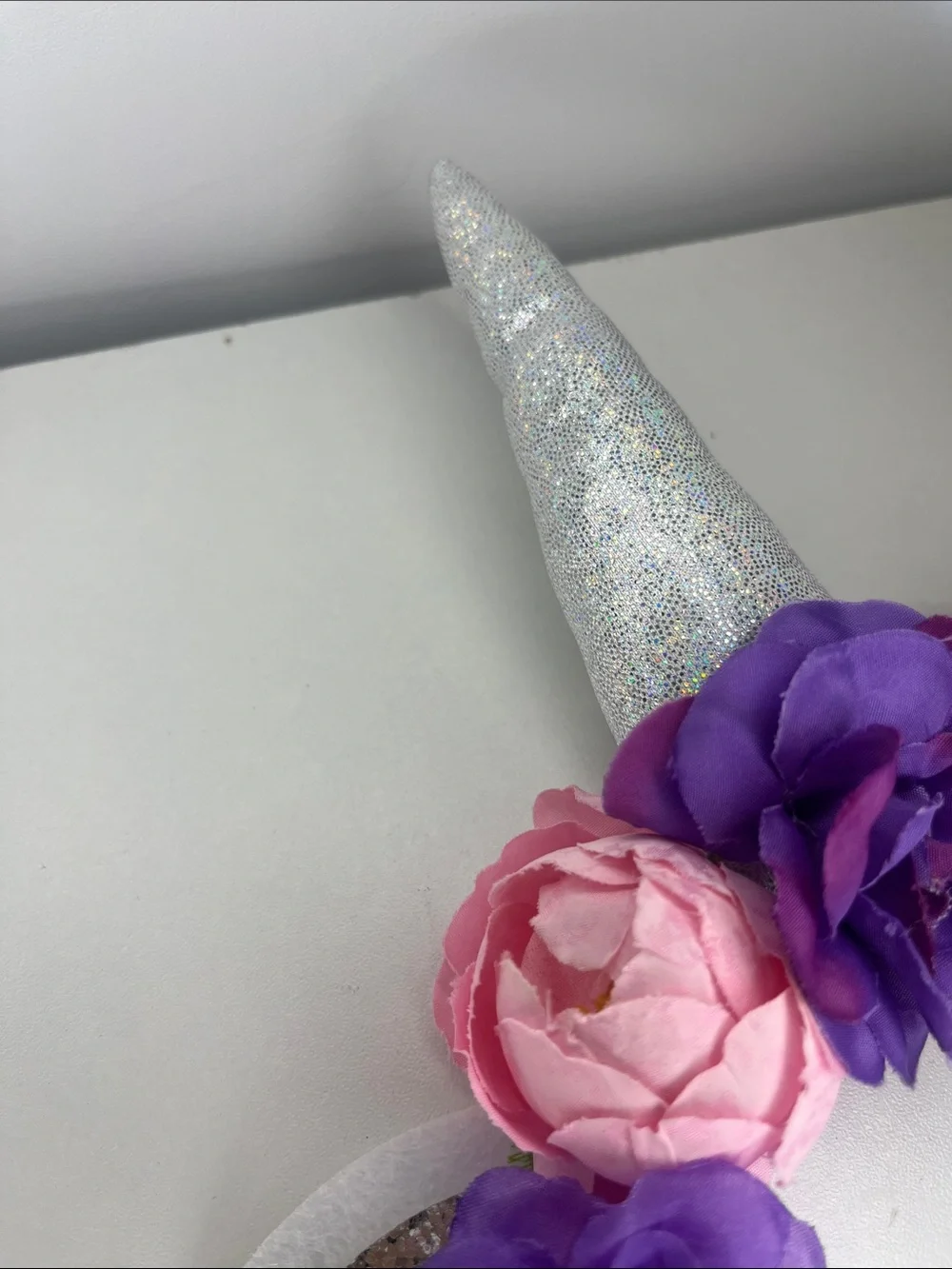 Unicorn Headband Set - Silver & Gold & Rainbow & Flowers - 2